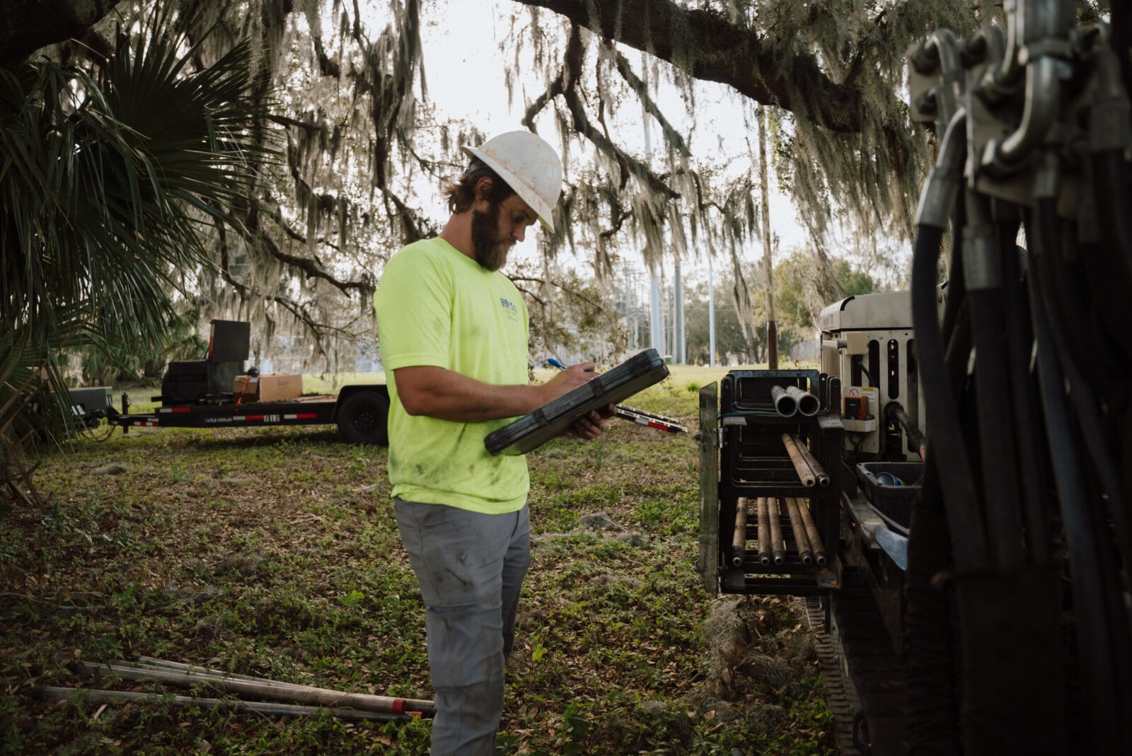 Geo-Tech construction materials testing on a Florida job site